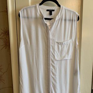 Forever 21 Shirtdress, White, NWT, Size S